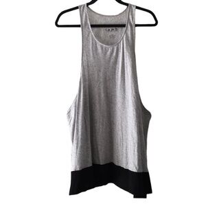 L.A.M.B. Gray & Black color block tunic